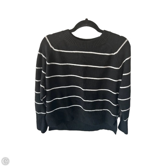 Sweater By Banana Republic In Black & White, Size: L