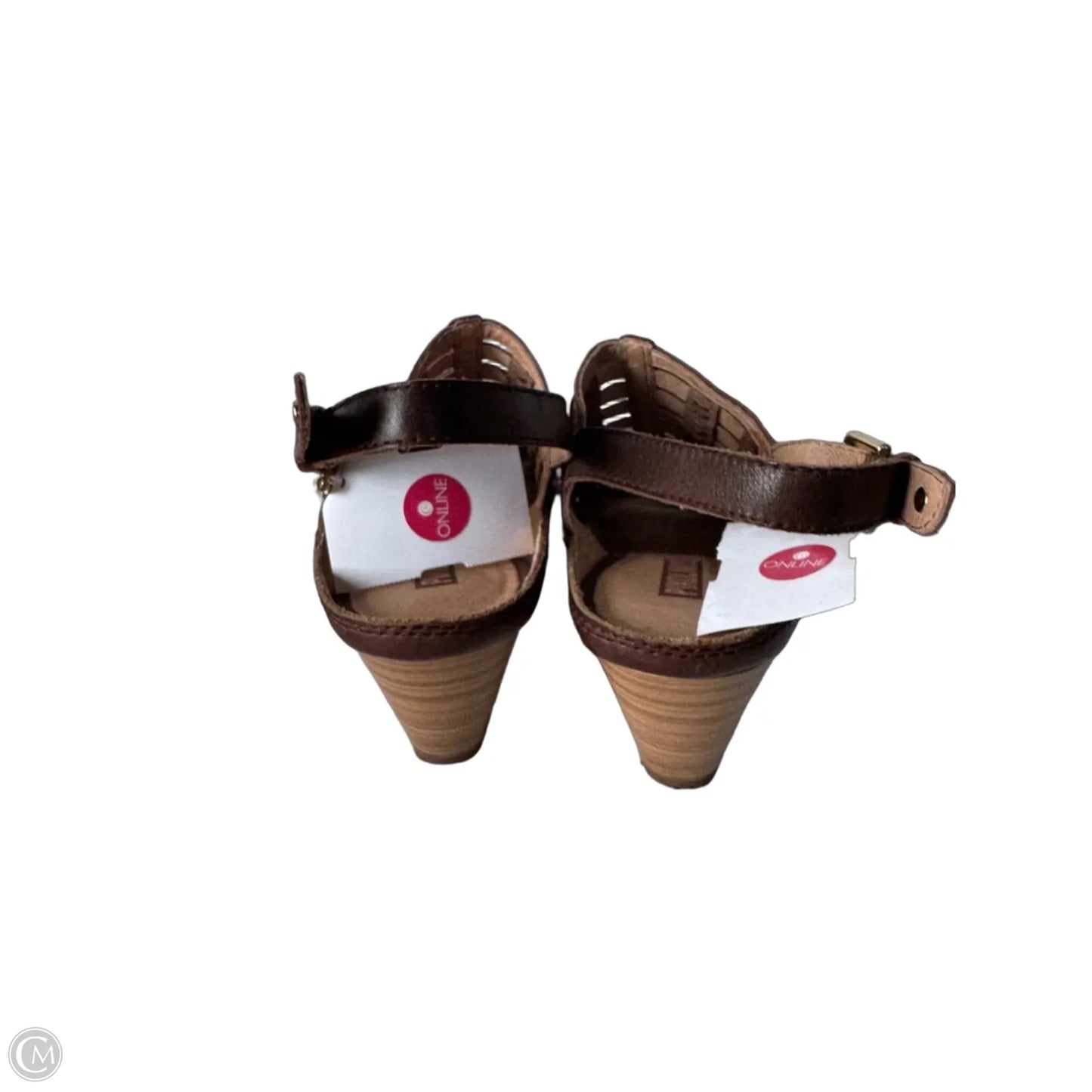 Sandals Heels Block By Pikolinos In Brown, Size: 7.5
