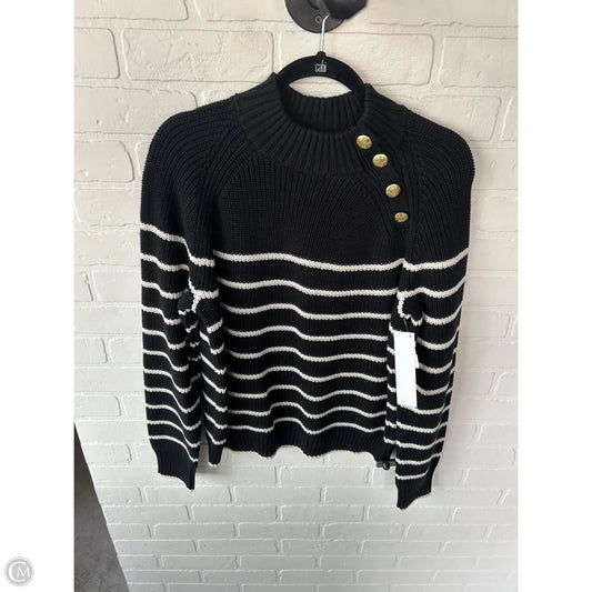 Sweater By J. Crew In Black & White, Size: L