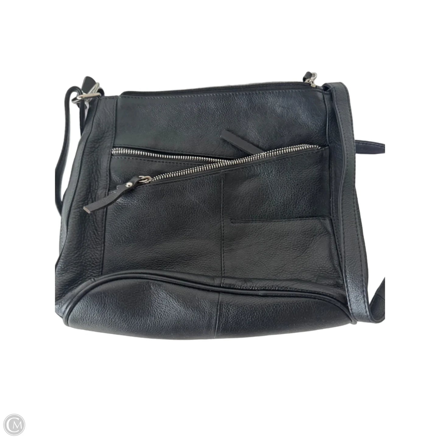 Crossbody Leather By Clothes Mentor, Size: Large