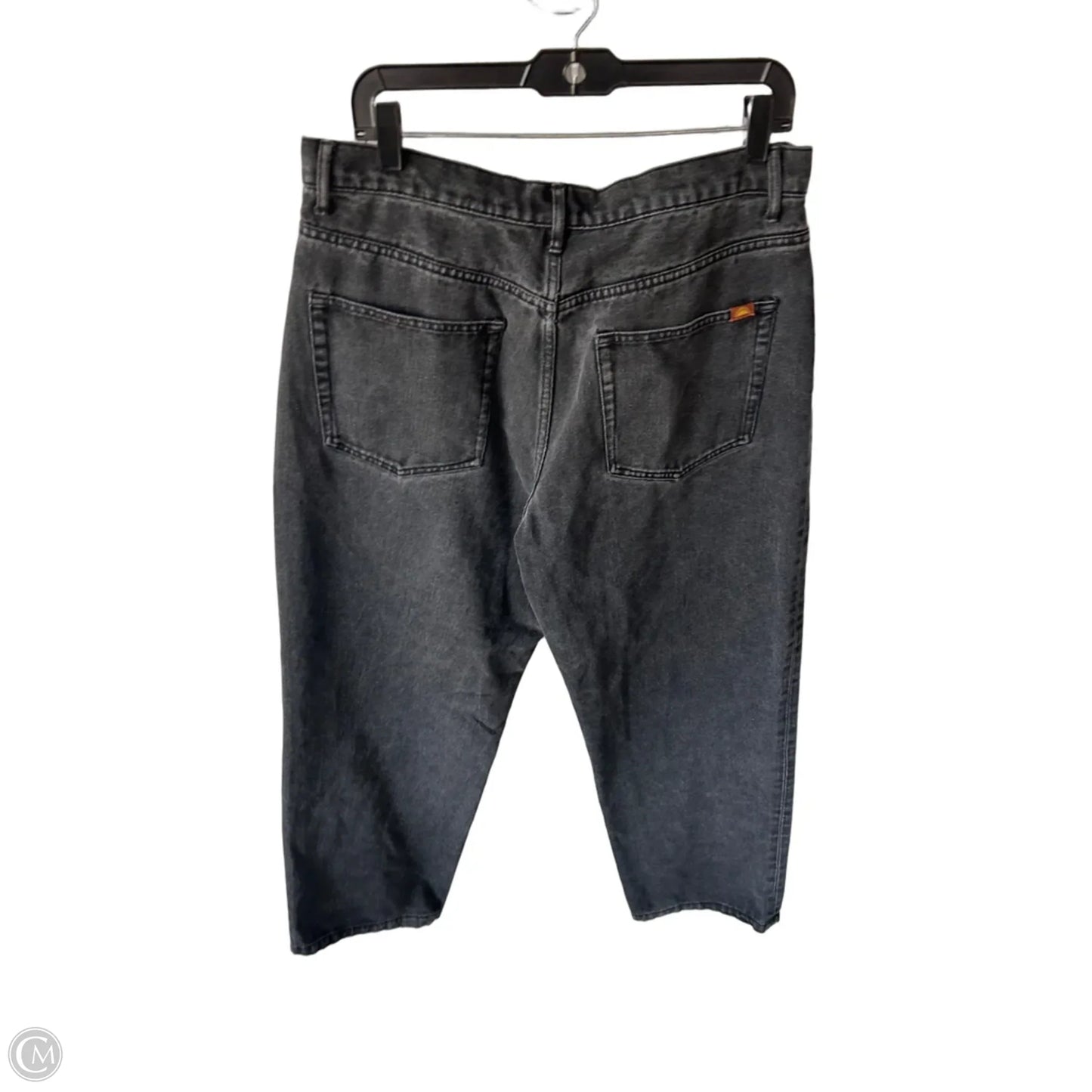 Jeans Wide Leg By Clothes Mentor In Black Denim, Size: 14