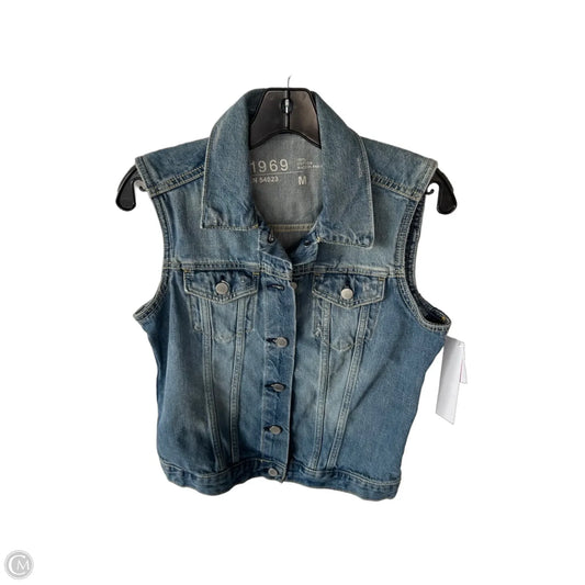 Vest Other By Gap In Blue Denim, Size: M