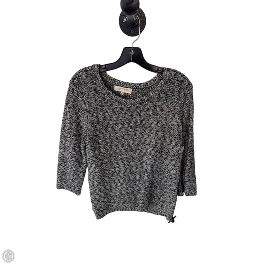 Sweater By Jones New York In Black & White, Size: Xl