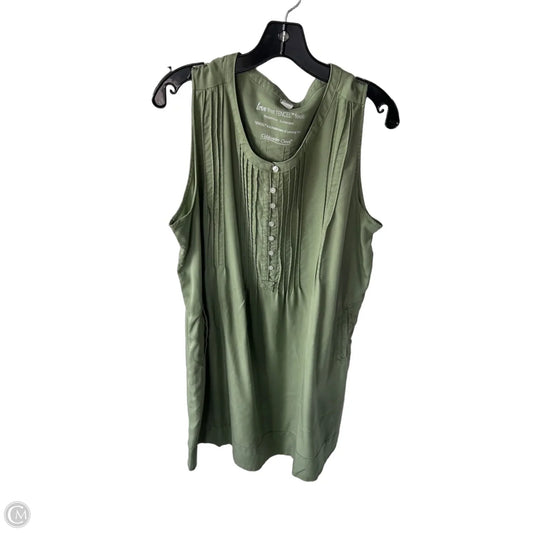Dress Casual Midi By Coldwater Creek In Green, Size: Xl