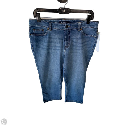 Capris By Chaps In Blue Denim, Size: 10p