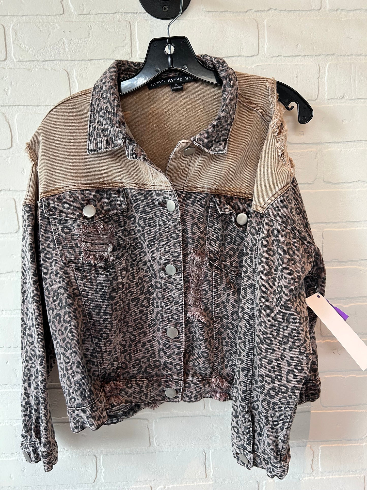 Animal Print Jacket Denim Hyfve, Size S