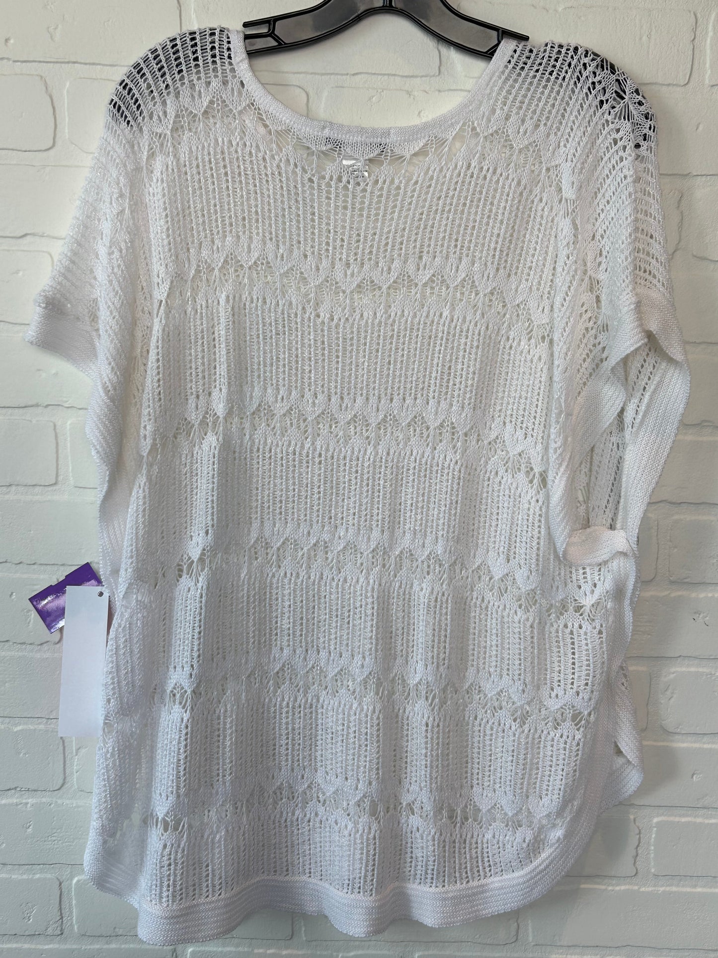 White Sweater Christopher And Banks, Size L