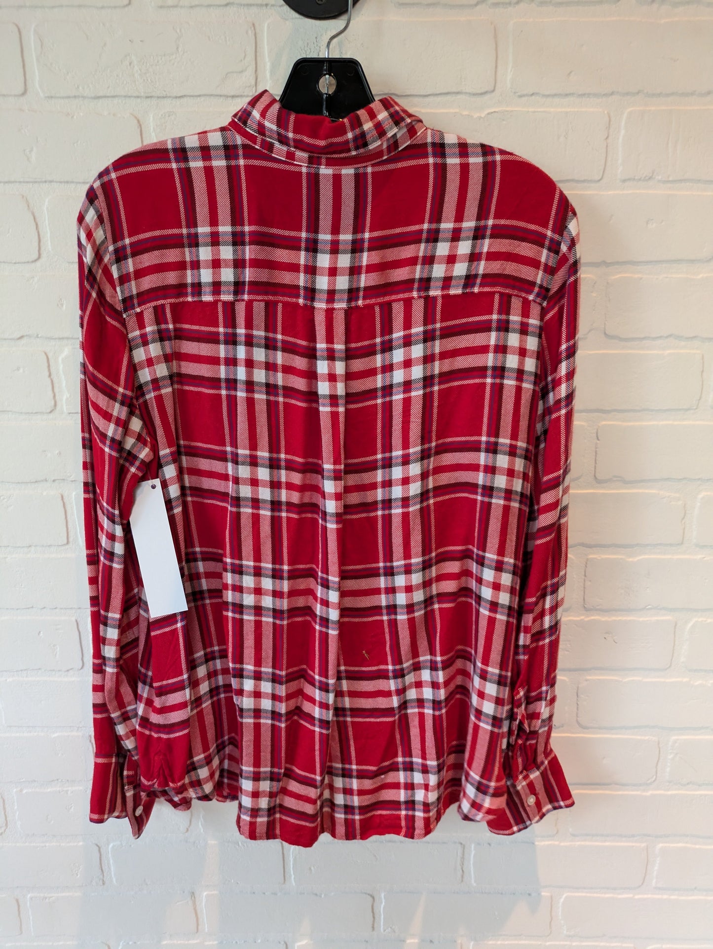 Red Top Long Sleeve Banana Republic, Size M