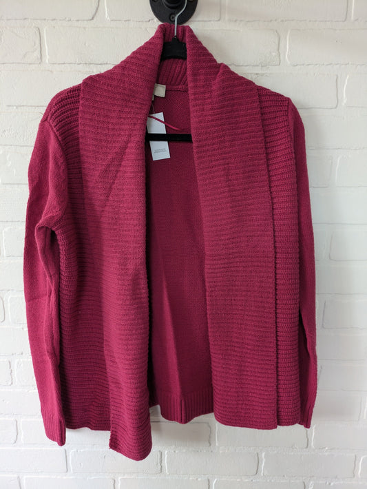 Pink Sweater Cardigan Loft, Size S
