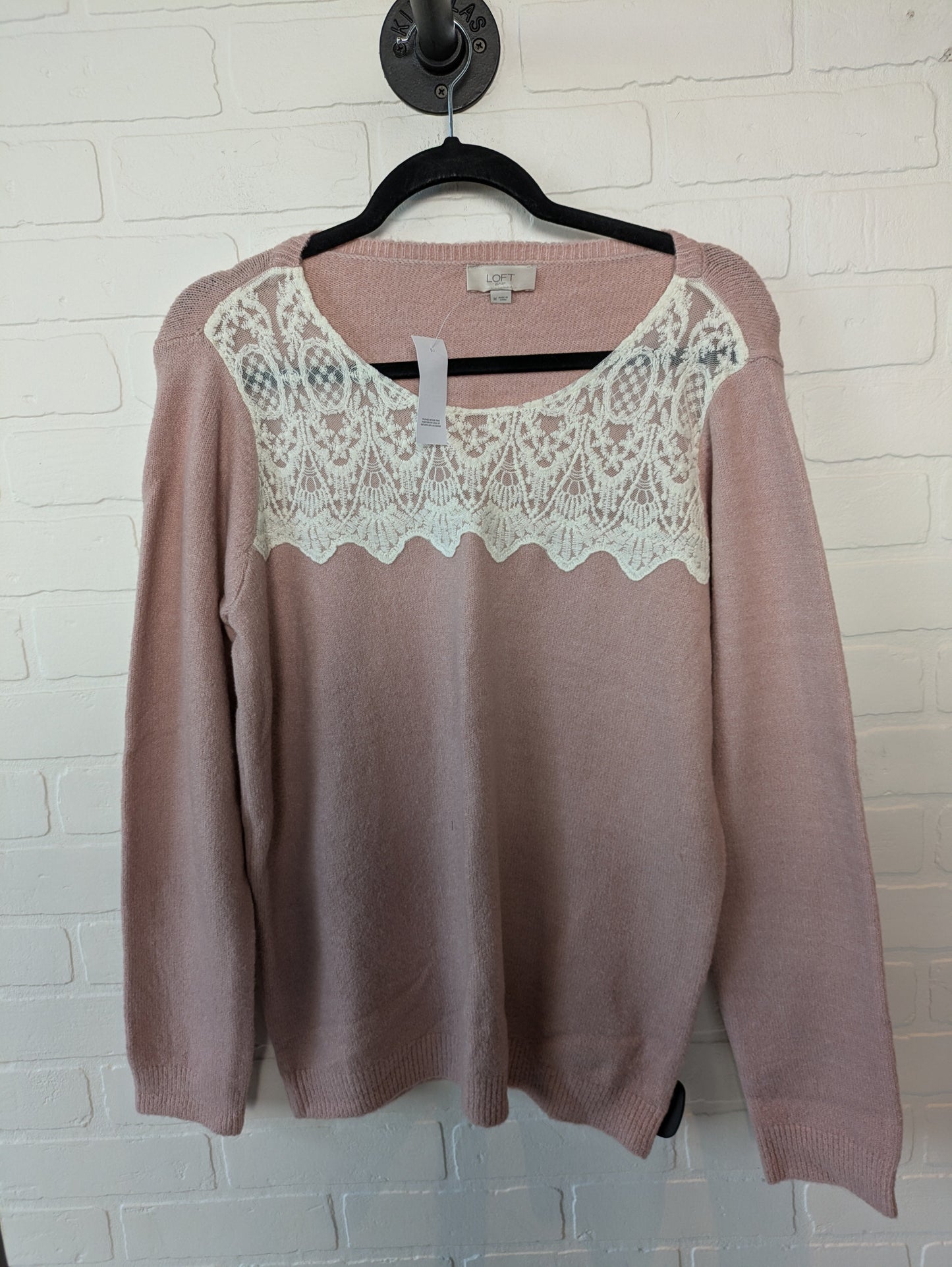 Pink Sweater Loft, Size M