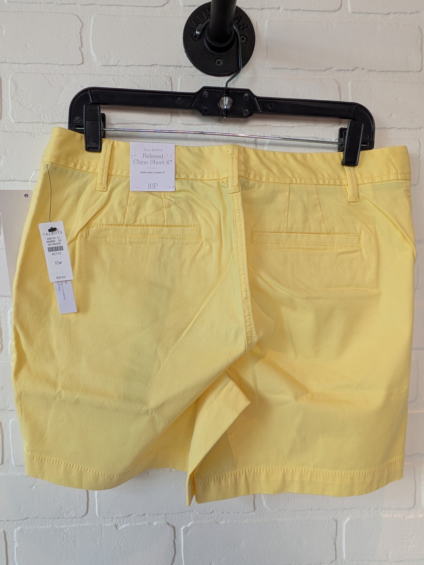 Yellow Shorts Talbots, Size 10petite