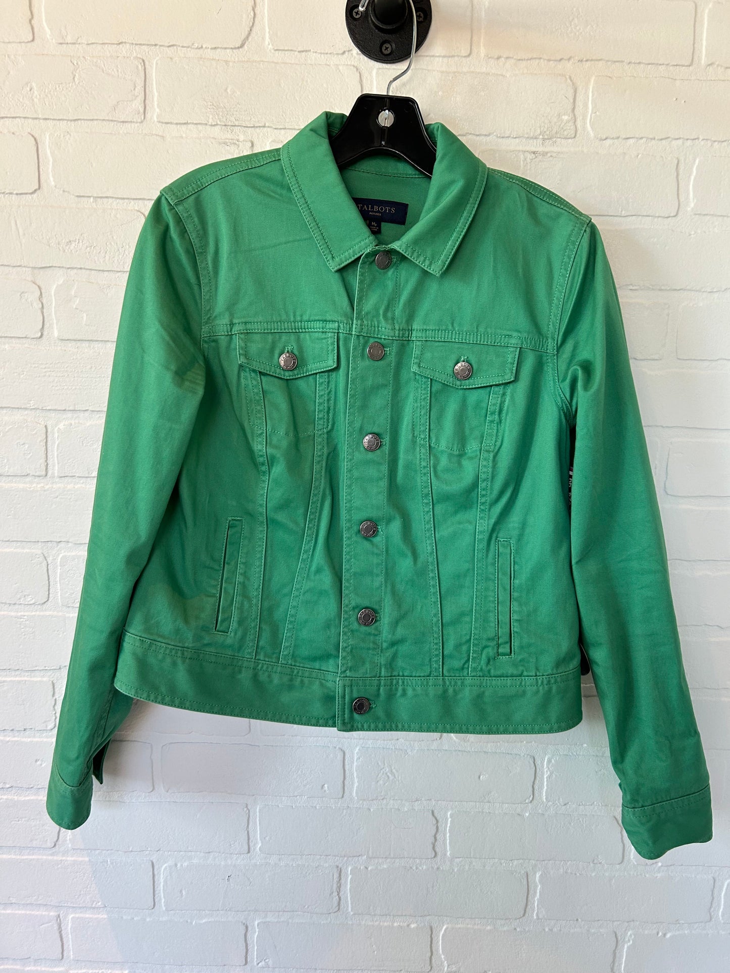 Green Jacket Denim Talbots, Size M