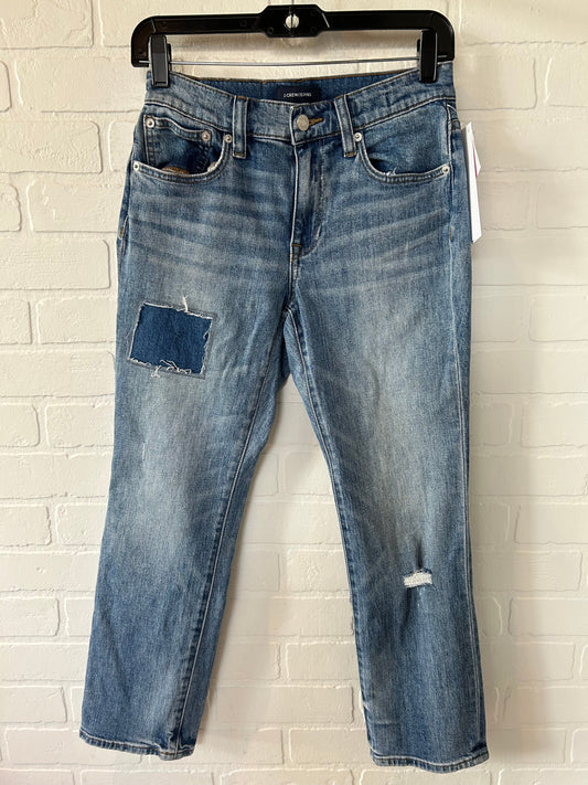 Blue Denim Jeans Straight J. Crew, Size 0petite