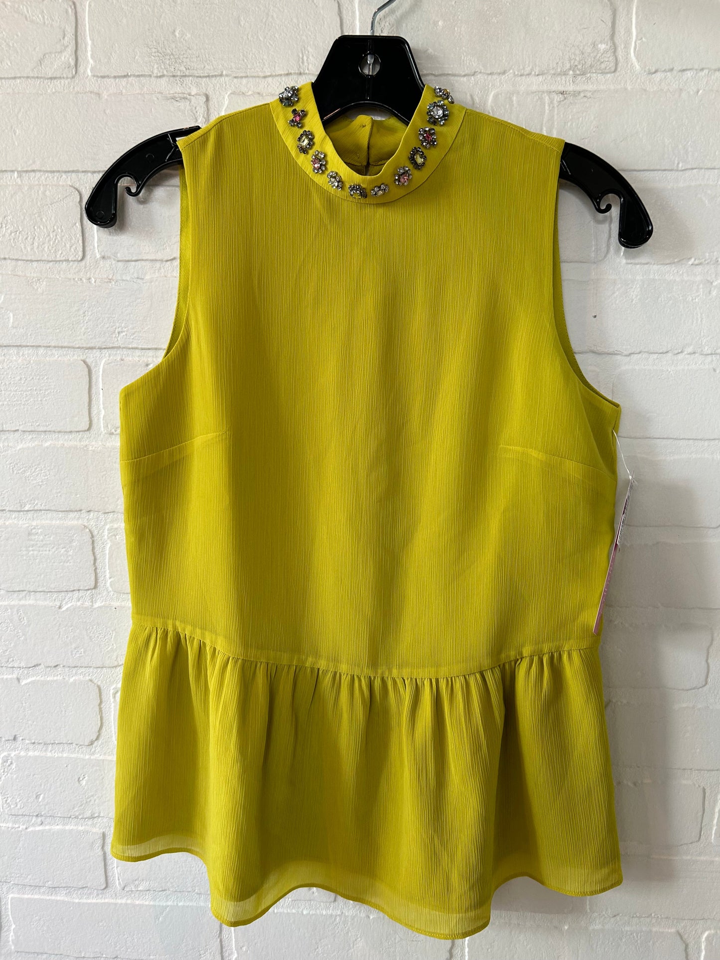 Green Top Sleeveless J. Crew, Size Xxs