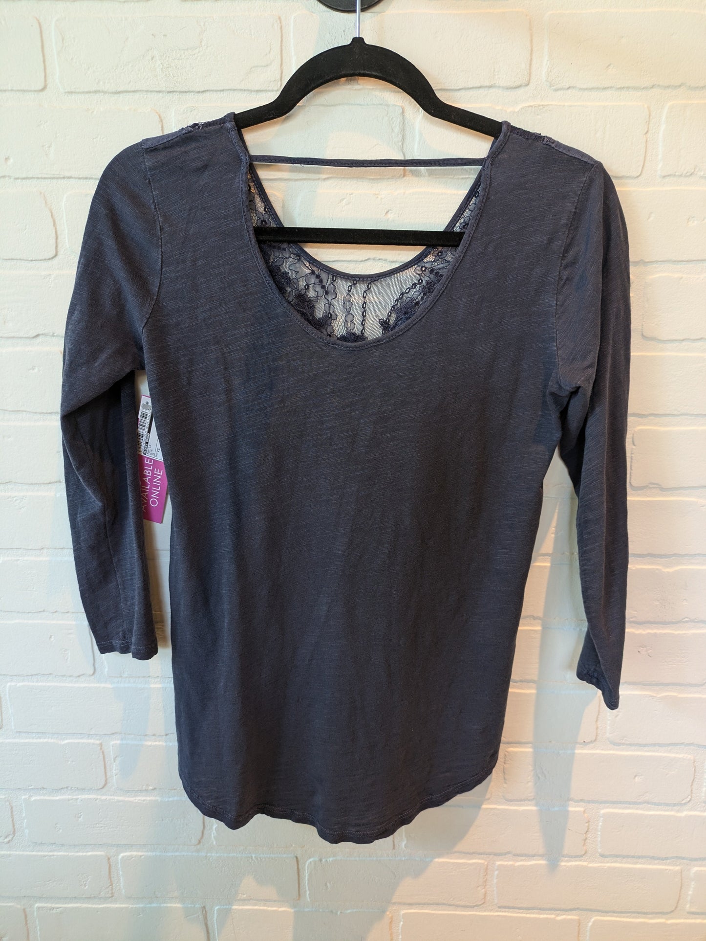 Top Long Sleeve By Lucky Brand In Blue, Size: Xs