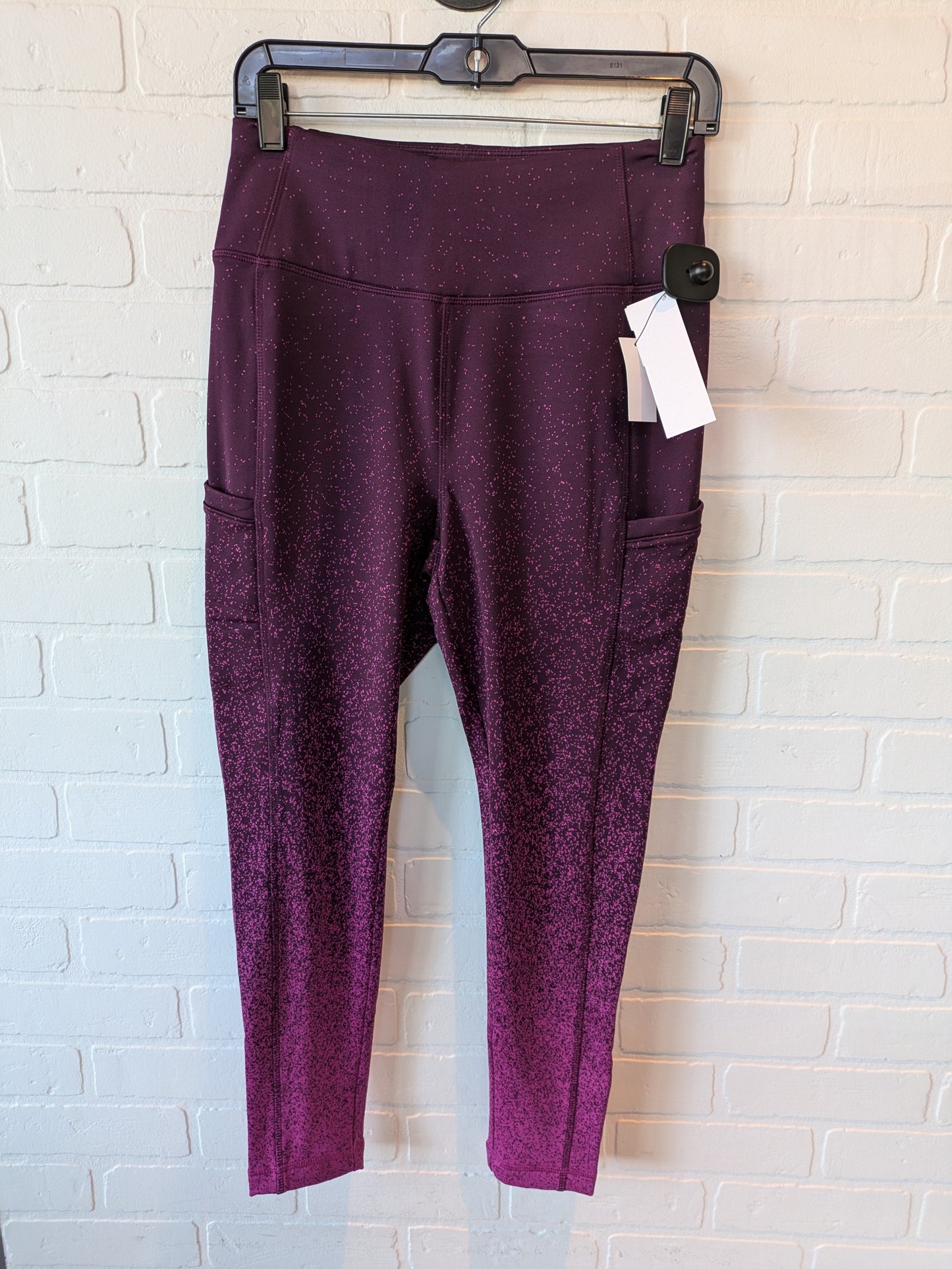 Athletic Leggings By Talbots In Purple, Size: 8petite