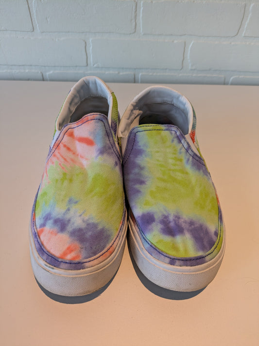 Shoes Flats By Nike In Tie Dye Print, Size: 8