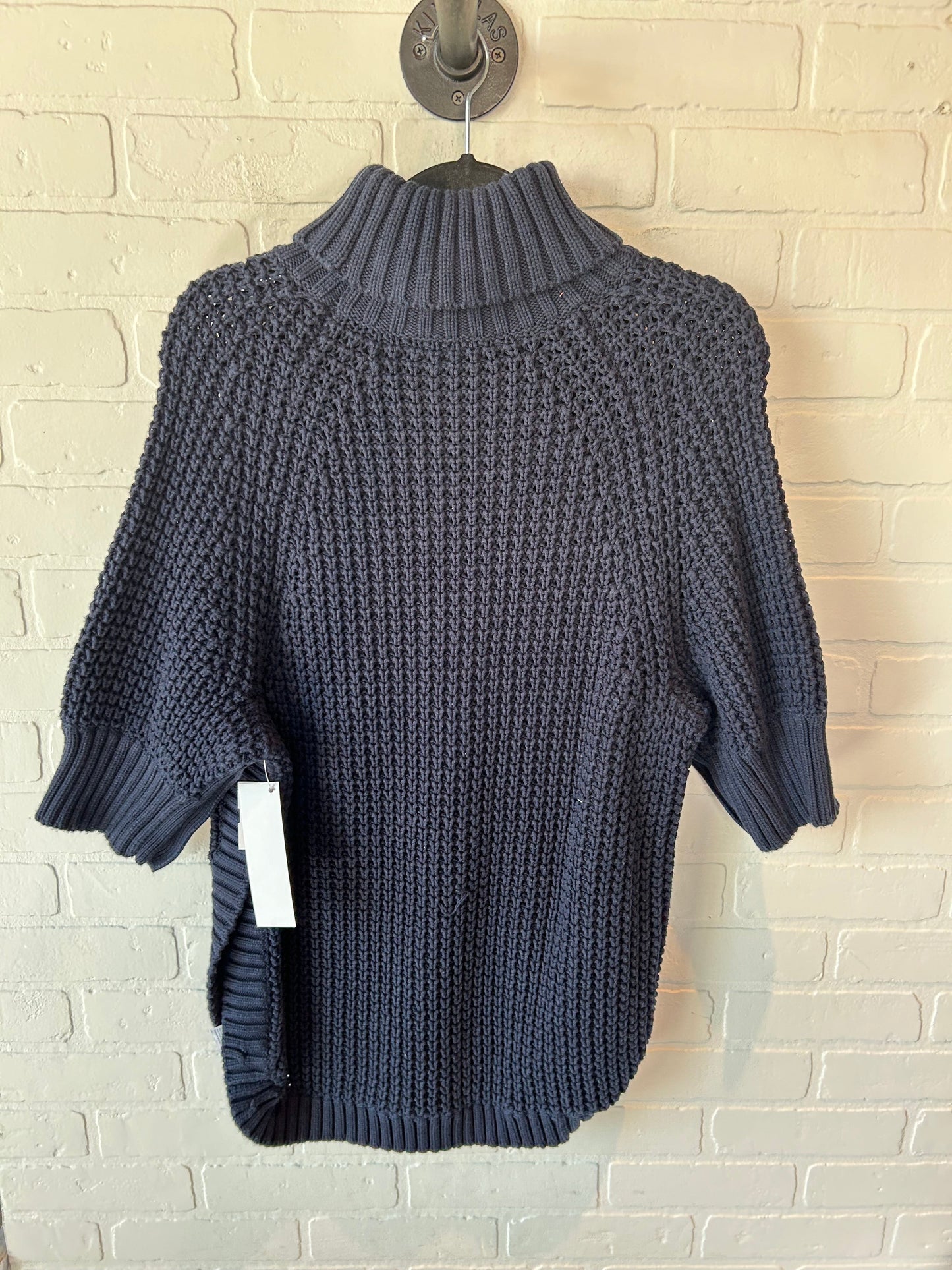 Sweater Short Sleeve By J. Crew In Blue & Brown, Size: Xs