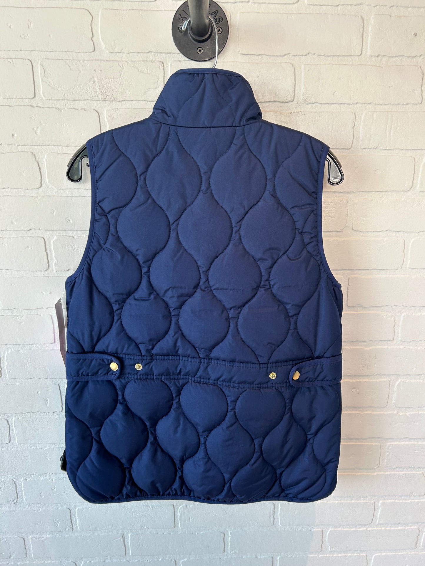 Vest Puffer & Quilted By J. Crew In Blue, Size: S