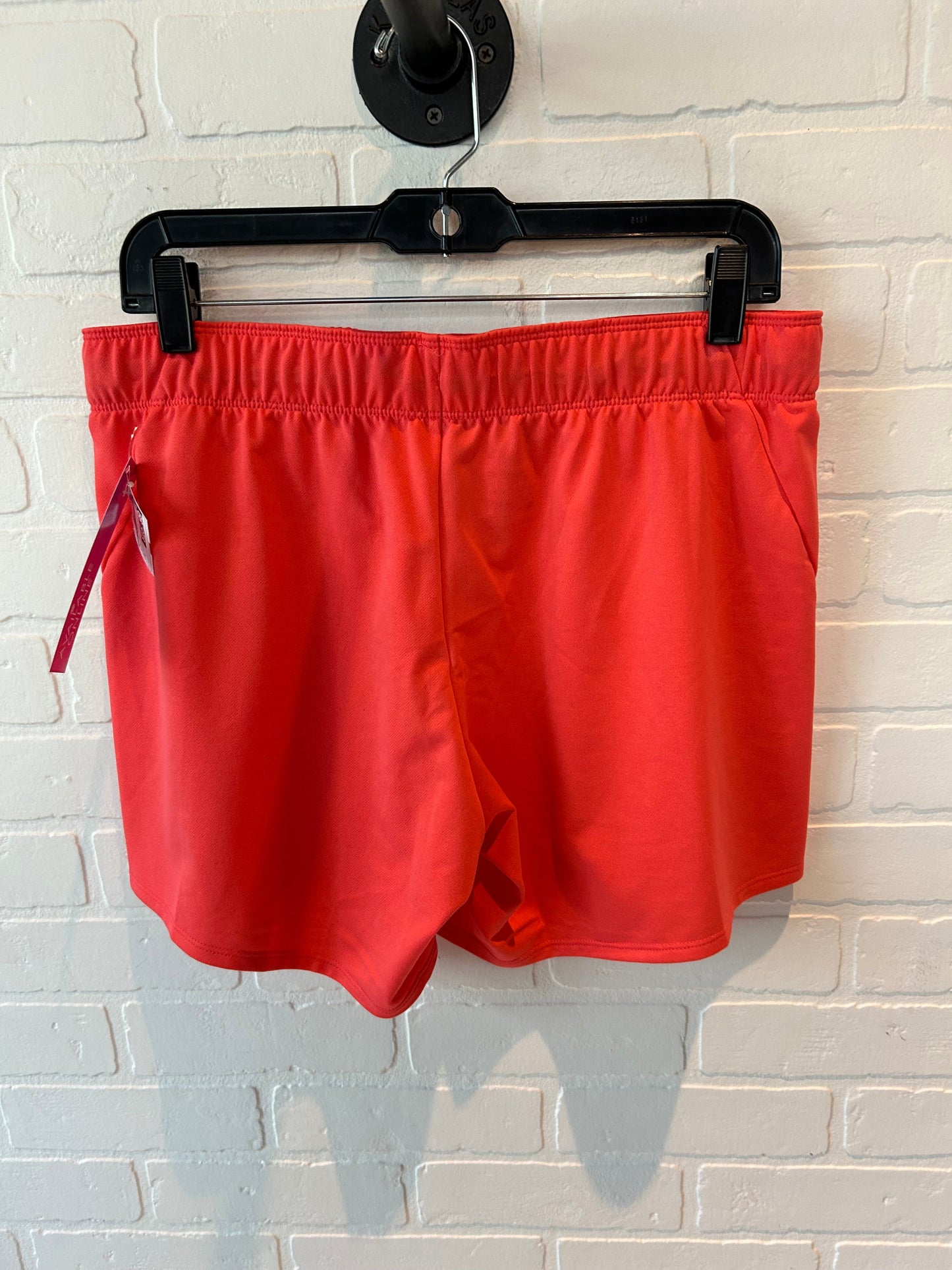 Athletic Shorts By Nike In Orange, Size: 8