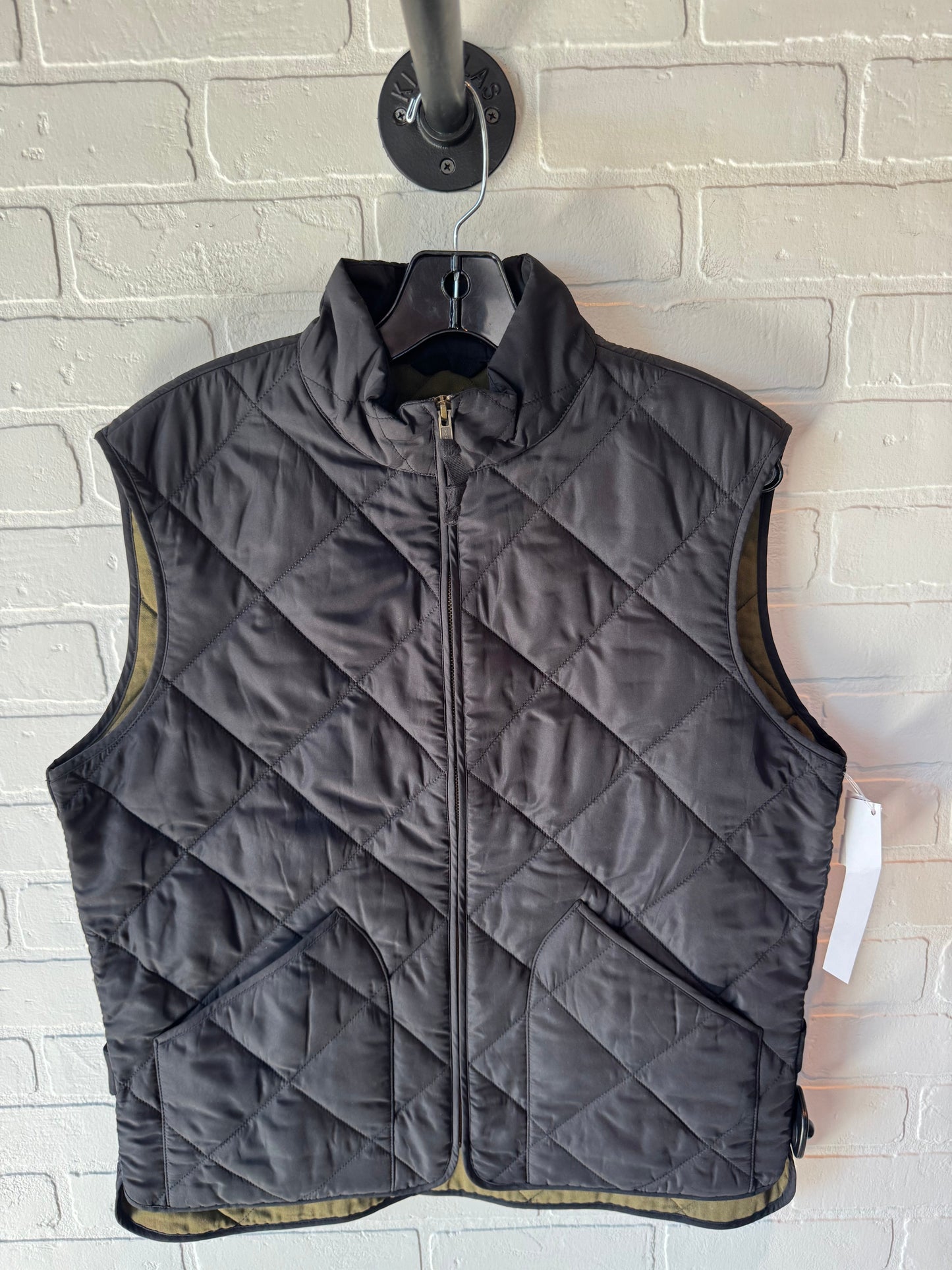 Vest Puffer & Quilted By J. Crew In Black, Size: M