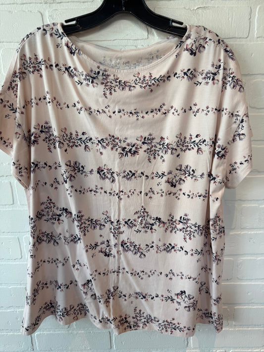 Top Short Sleeve By J. Jill In Pink, Size: Xl