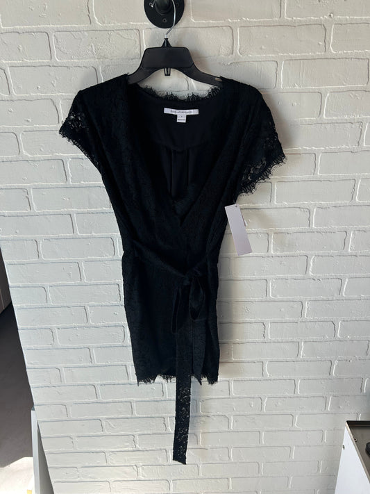 Romper Designer By Diane Von Furstenberg In Black, Size: S