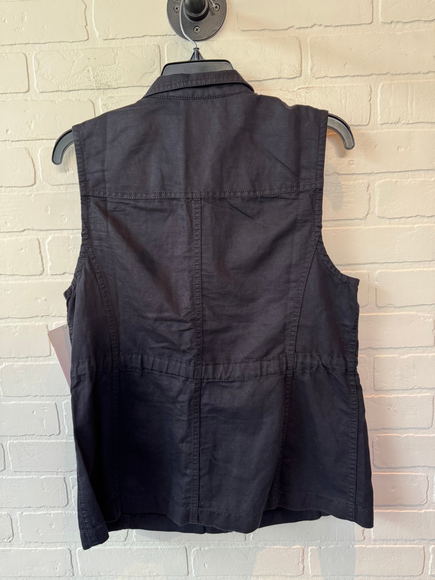 Vest Other By Talbots In Black, Size: Mp