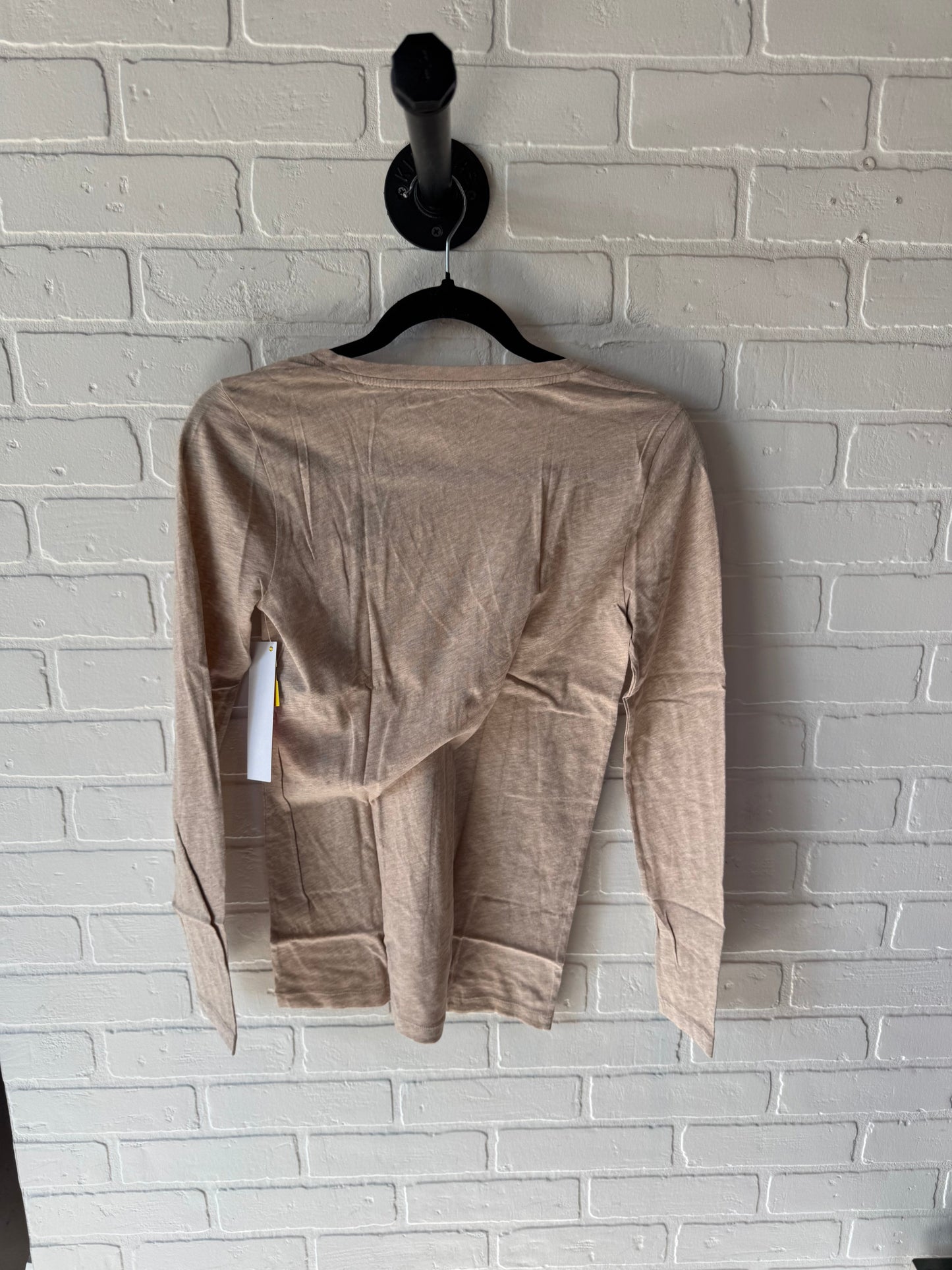 Top Long Sleeve Basic By J. Crew In Tan, Size: S