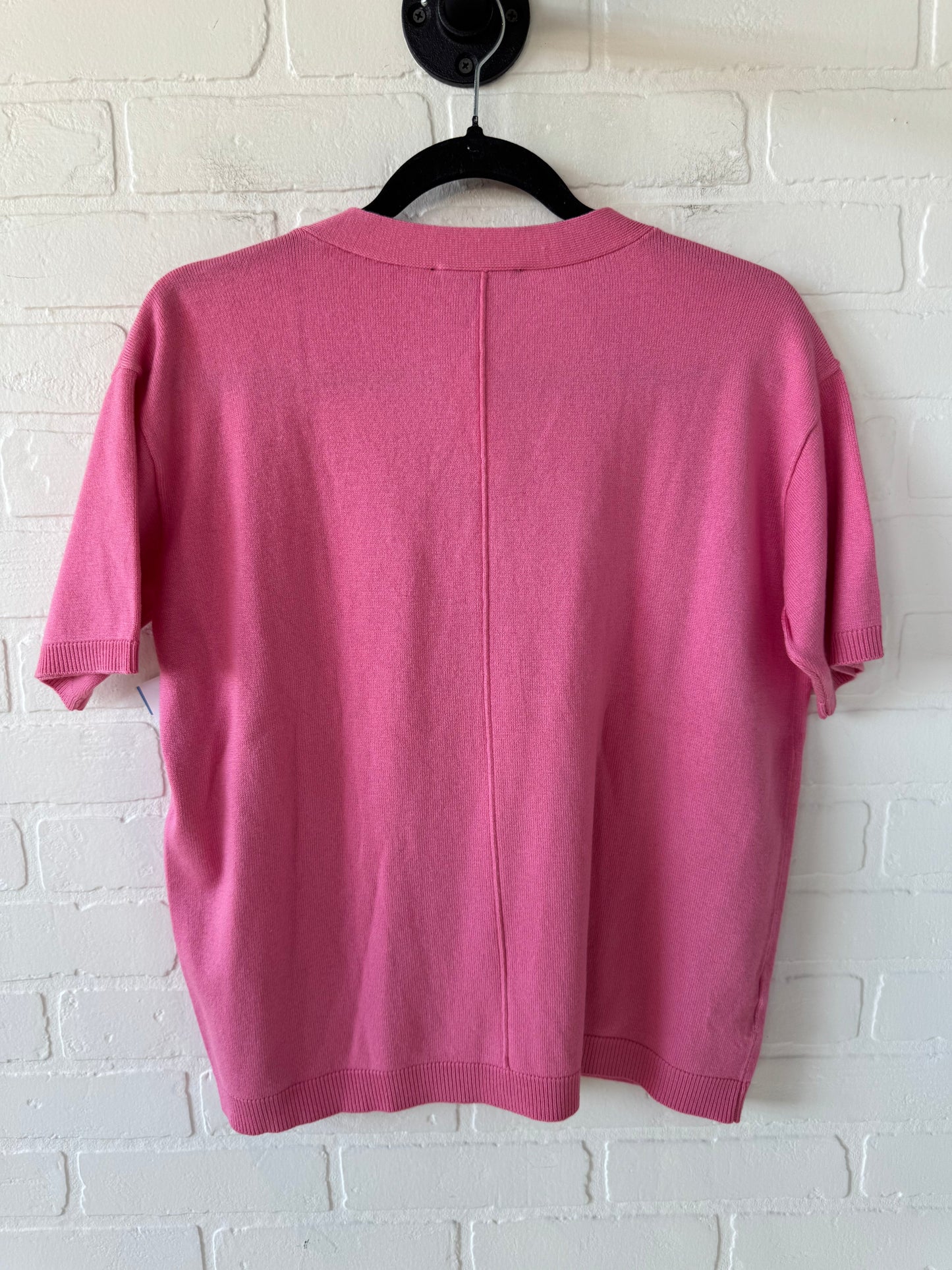 Sweater Short Sleeve By Ann Taylor In Pink, Size: Xs