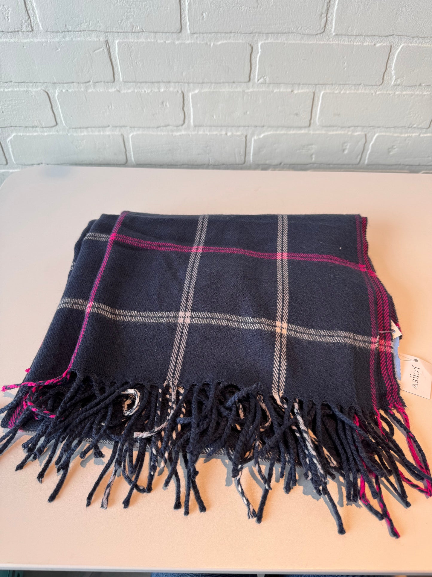 Scarf Winter By J. Crew In Blue & Pink