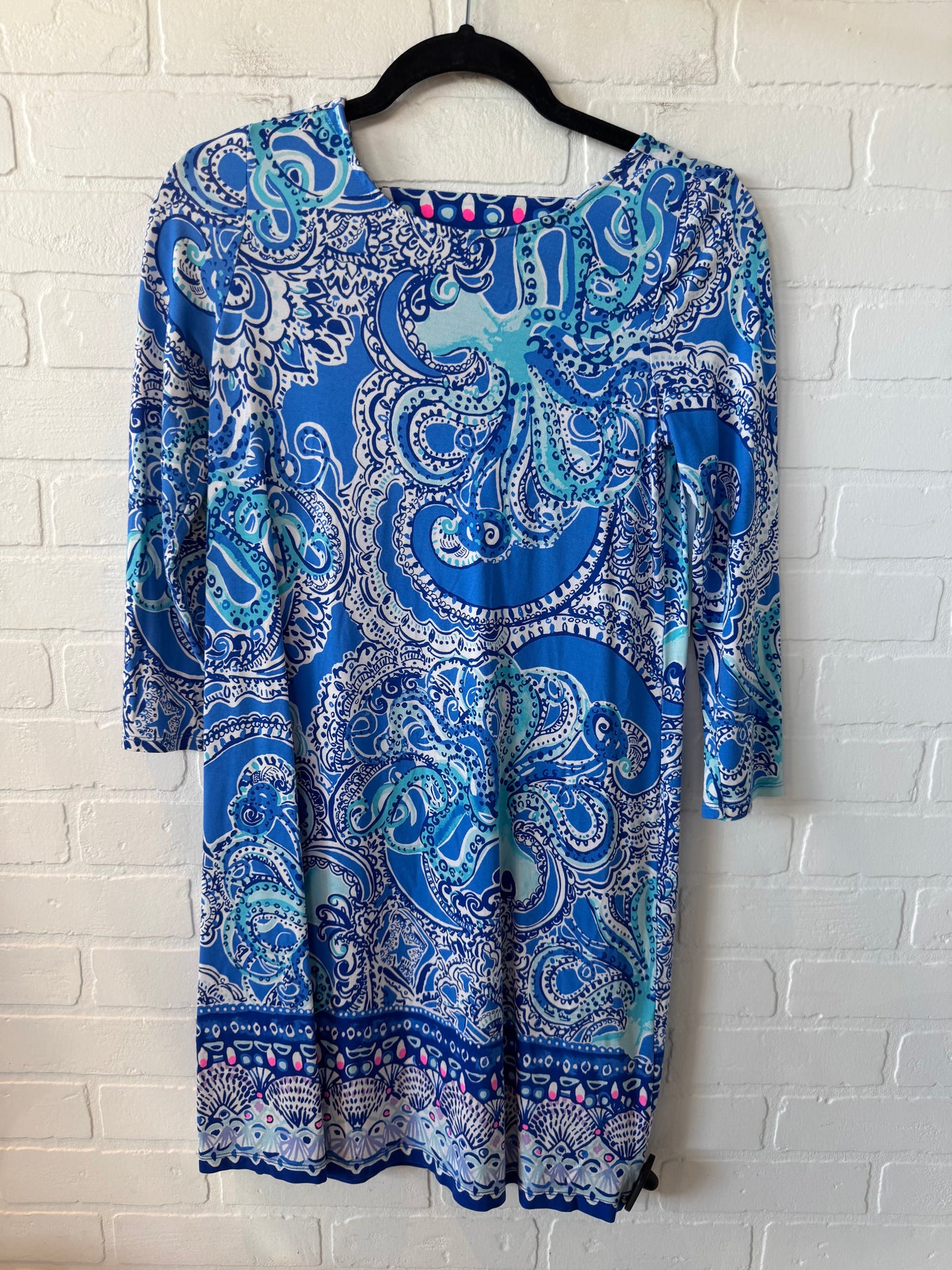 Dress Designer By Lilly Pulitzer In Blue & Pink, Size: Xs