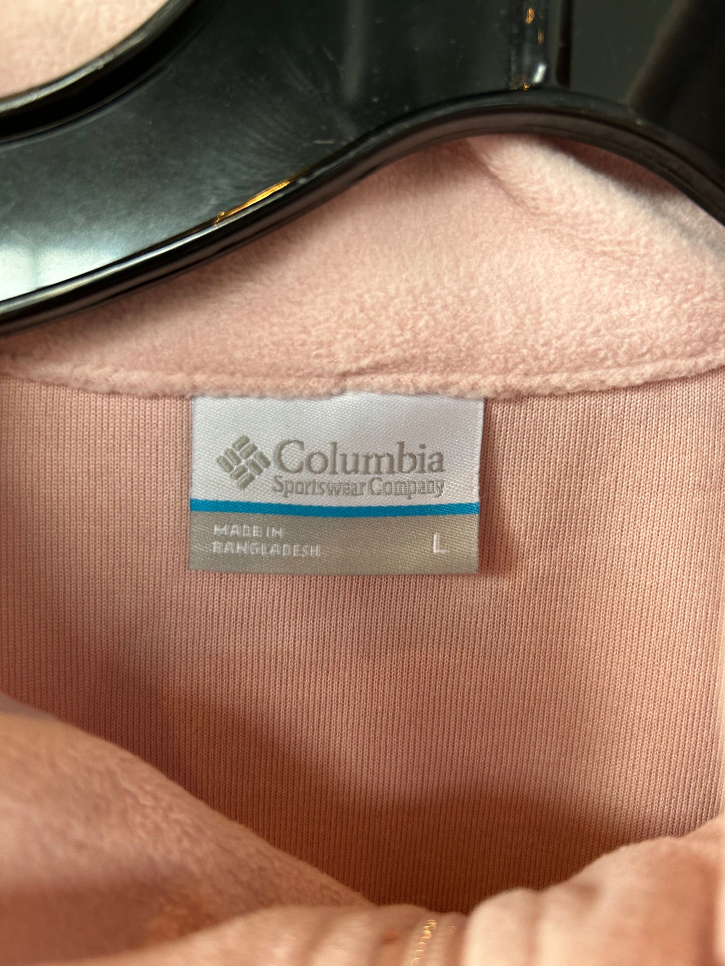 Jacket Fleece By Columbia In Pink, Size: L