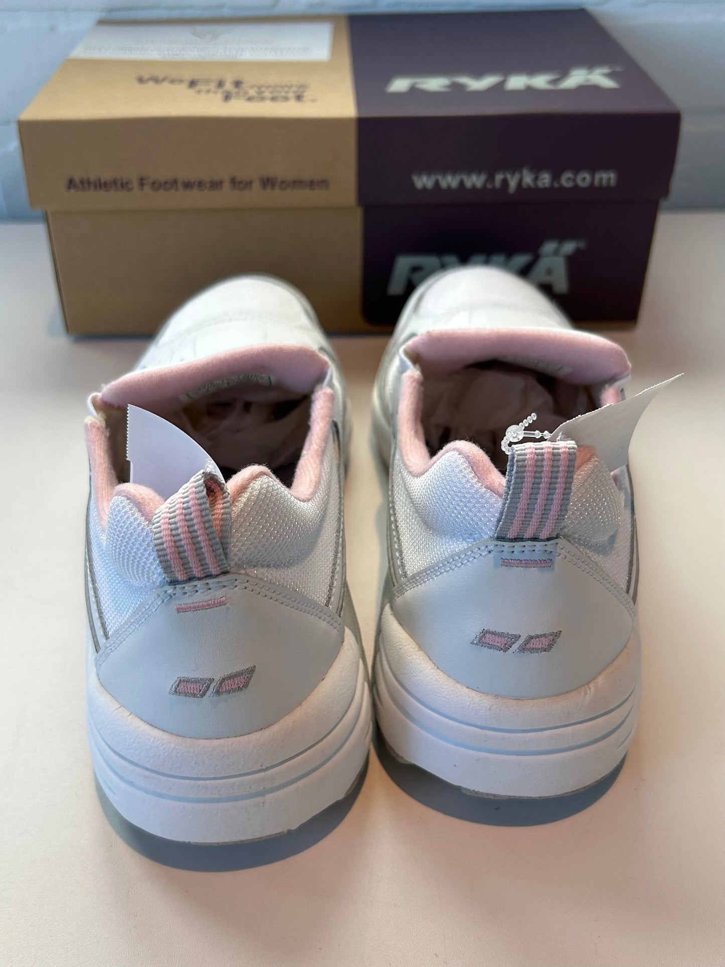 Shoes Athletic By Ryka In Pink & White, Size: 8