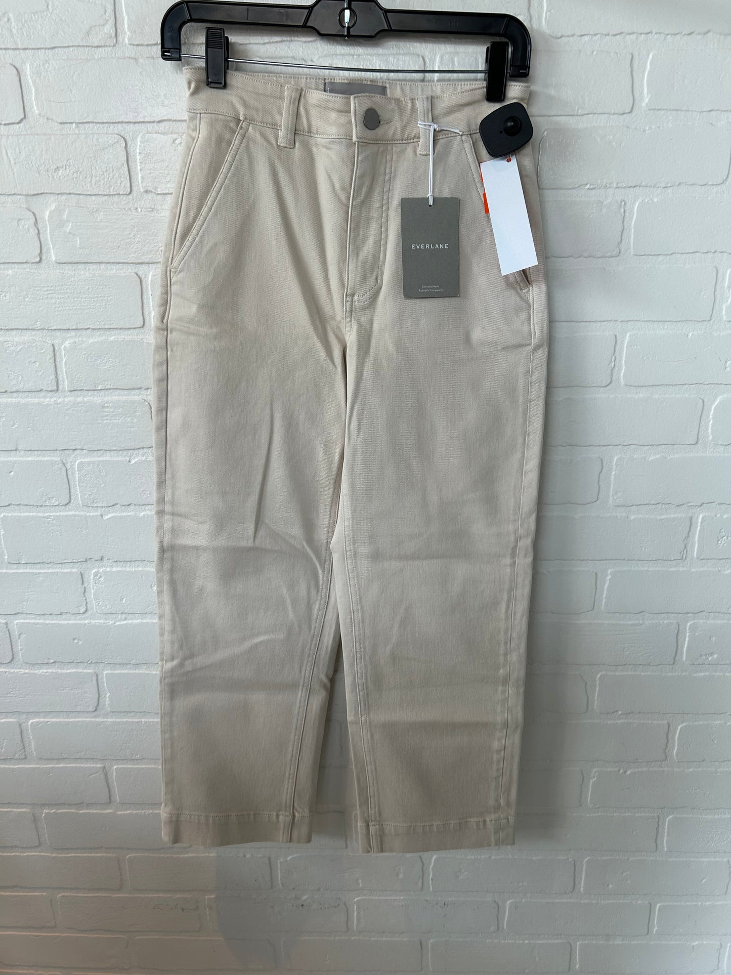 Pants Cropped By Everlane In Tan, Size: 0