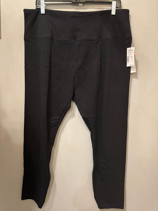 Pants Leggings By Simply Vera In Black & Blue, Size: 18