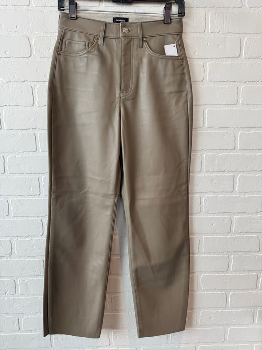 Pants Wide Leg By Express In Tan, Size: 2
