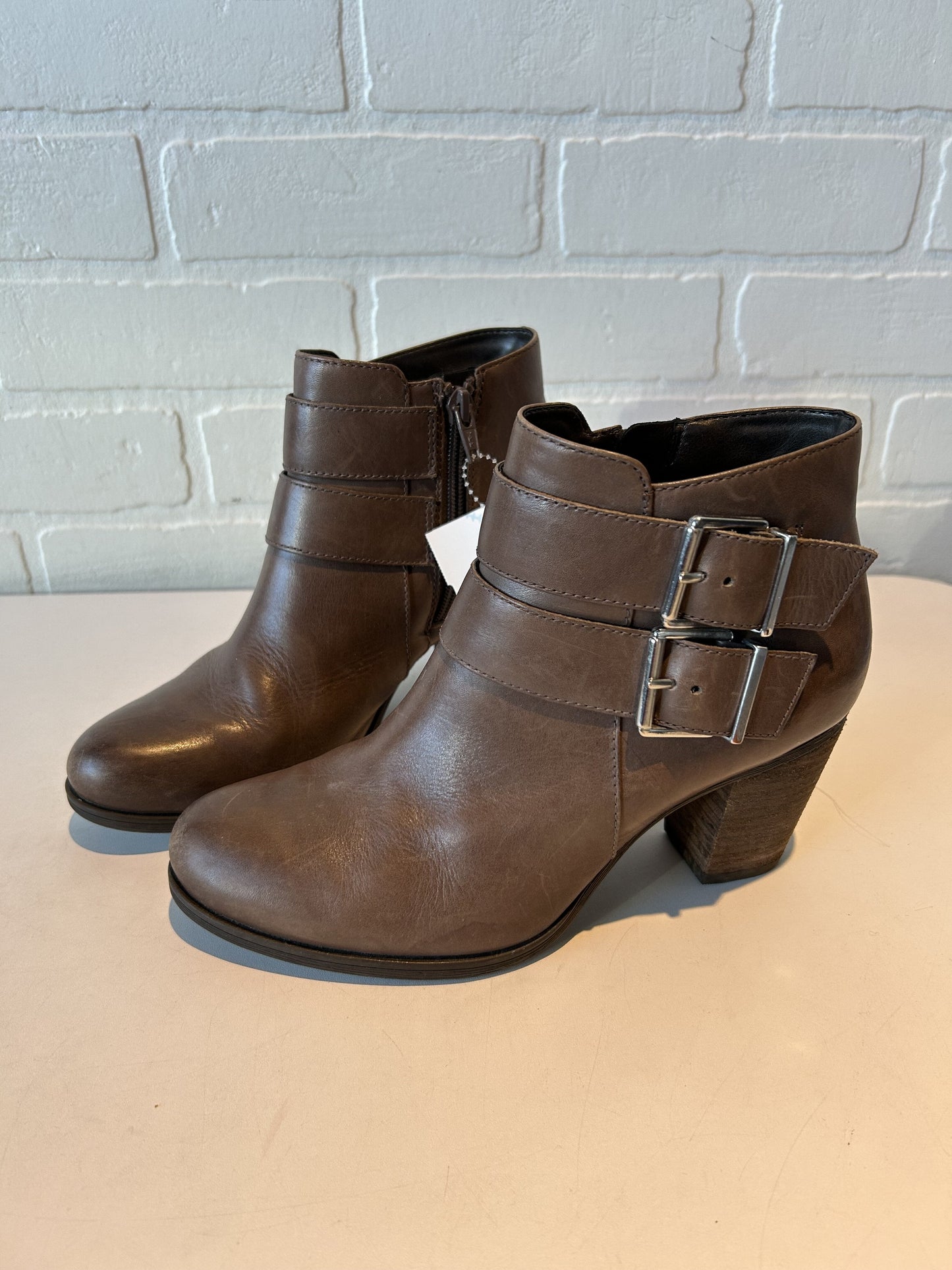 Boots Ankle Heels By Clarks  Size: 6.5