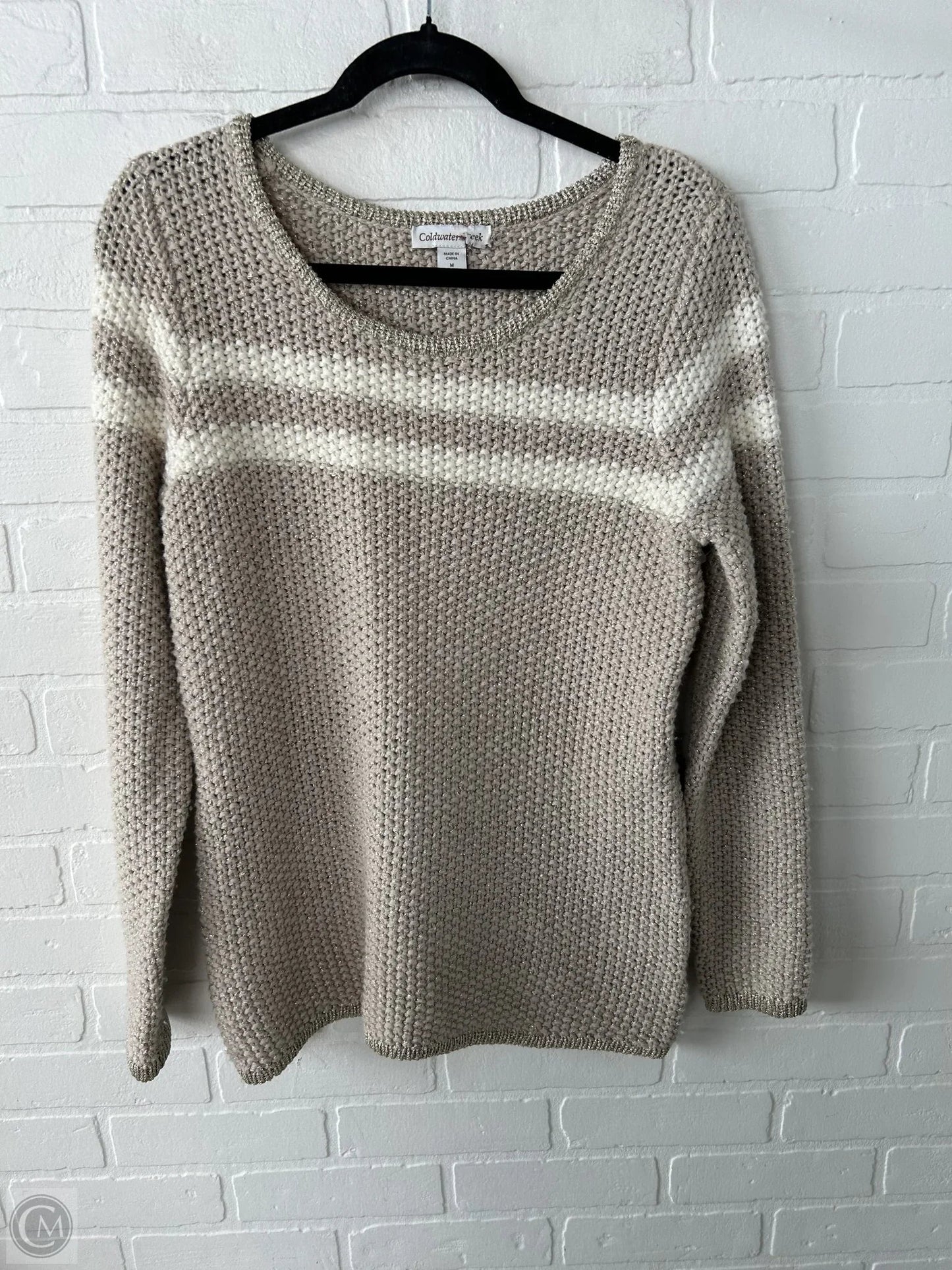 Sweater By Coldwater Creek In Gold, Size: M