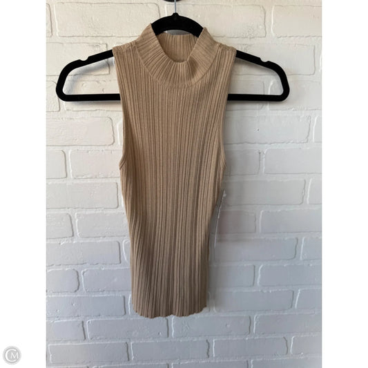 Top Sleeveless By Wayf In Tan, Size: Xs