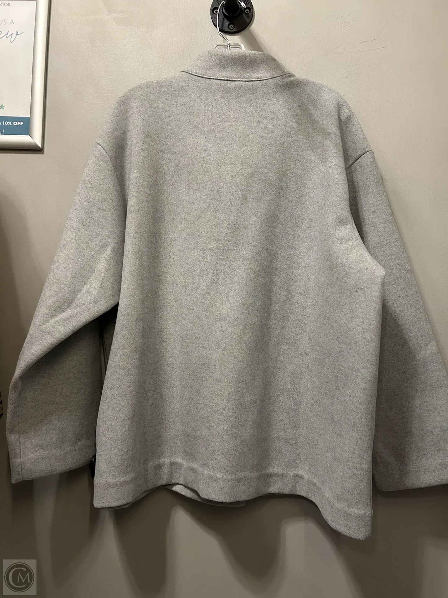 Coat Other By Banana Republic In Grey, Size: Xl