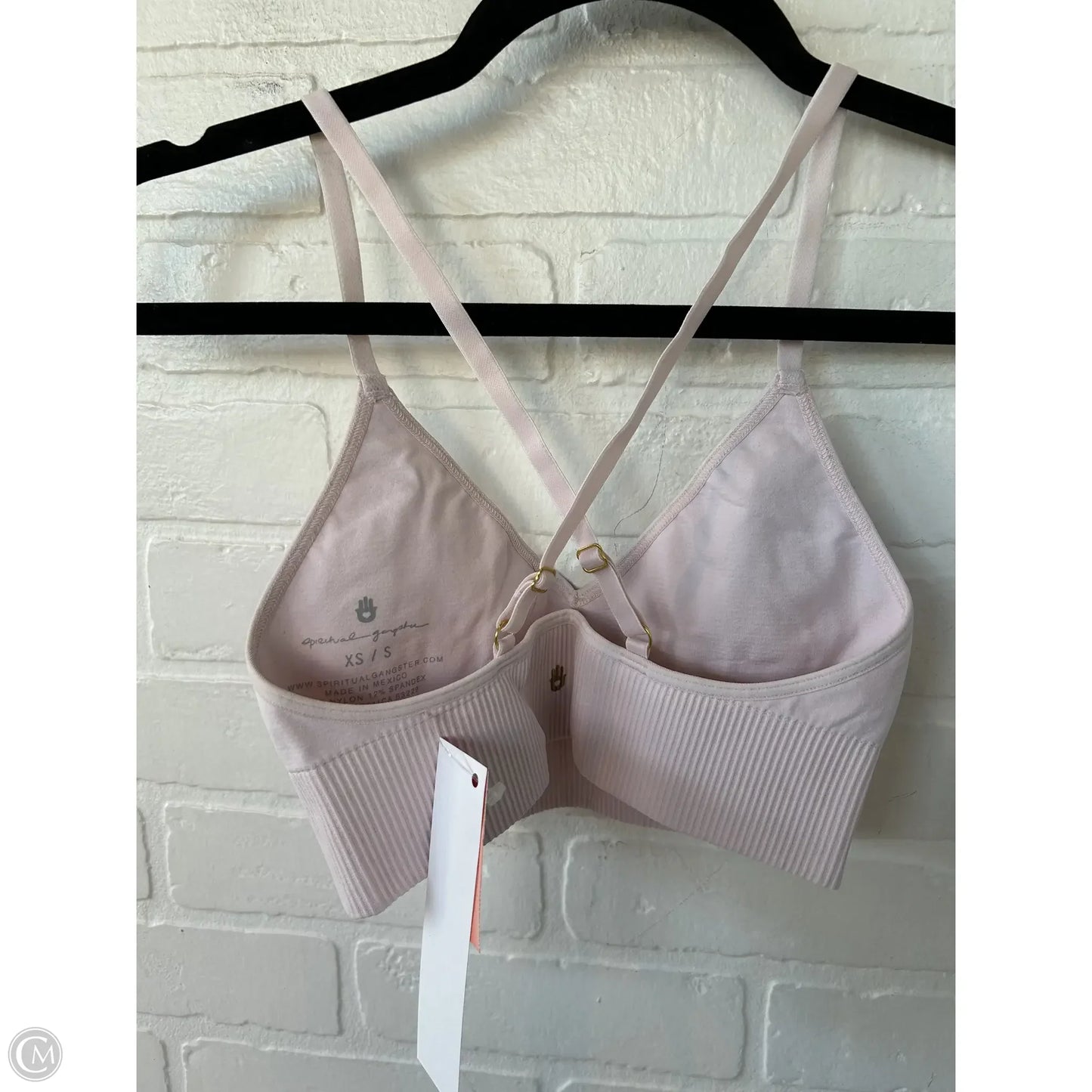 Athletic Bra By Spiritual Gangster In Pink, Size: Xs