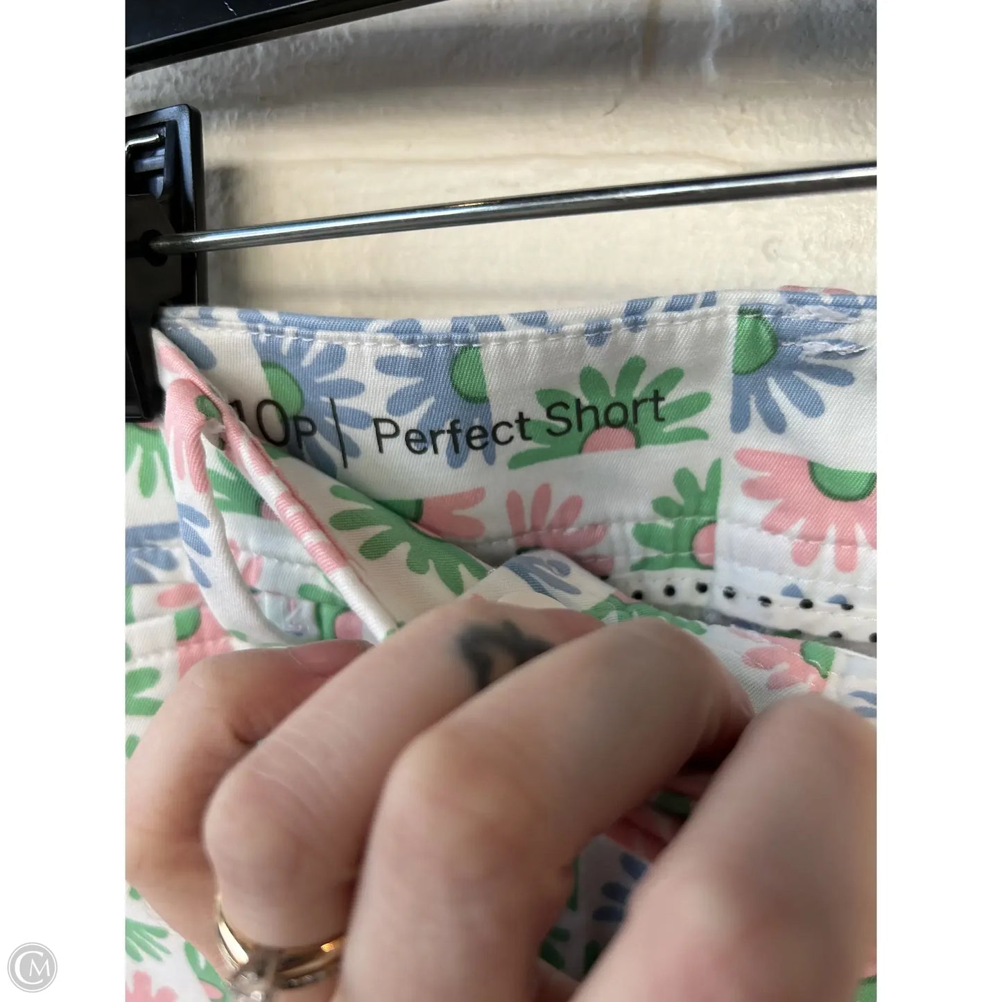 Shorts By Talbots In Pink & White, Size: 10p