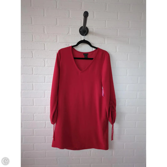 Dress Work By Tahari By Arthur Levine In Red, Size: M