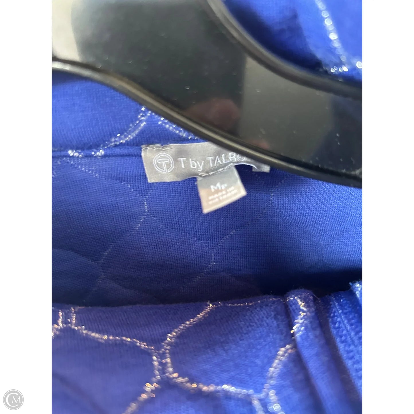 Sweatshirt Collar By Talbots In Blue, Size: Mp