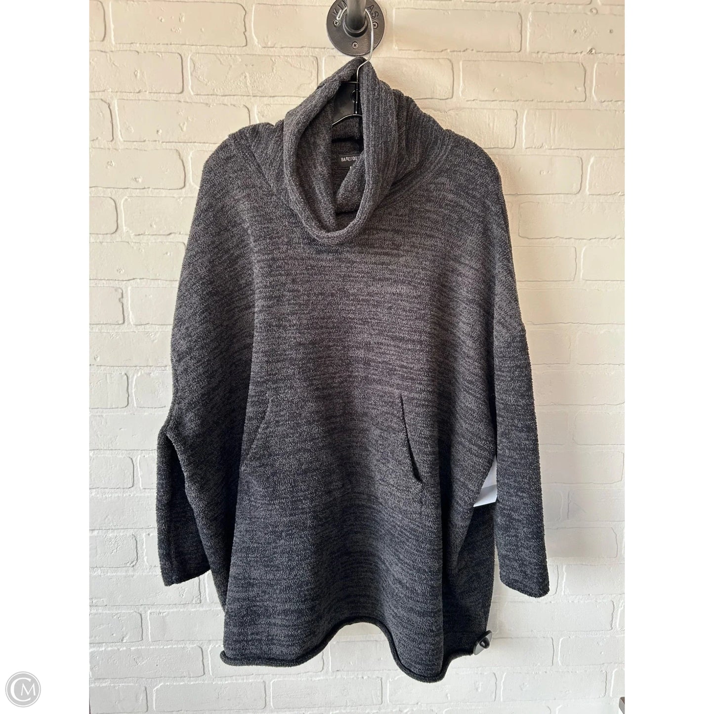 Poncho By Barefoot Dreams In Grey, Size: Osfm
