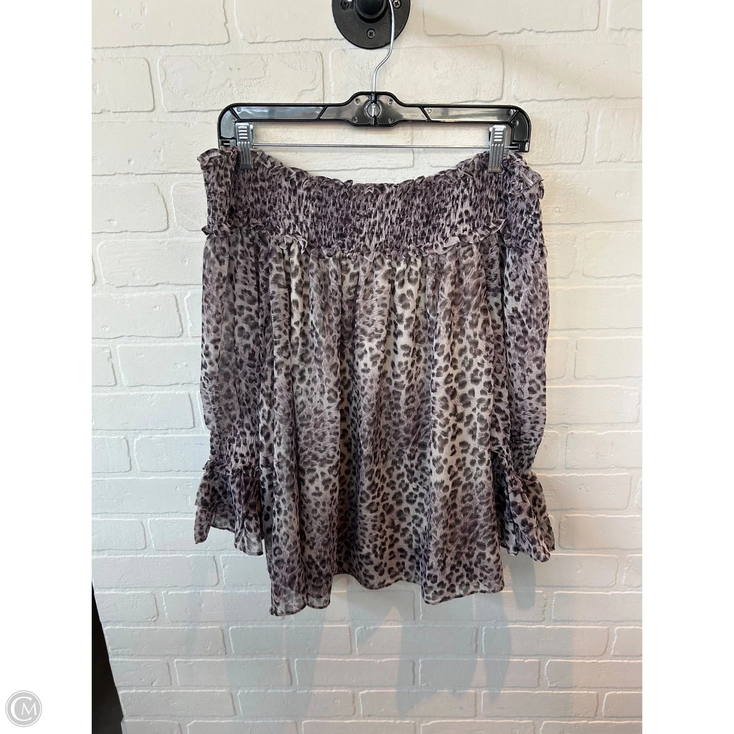 Top Long Sleeve By Entro In Purple, Size: L