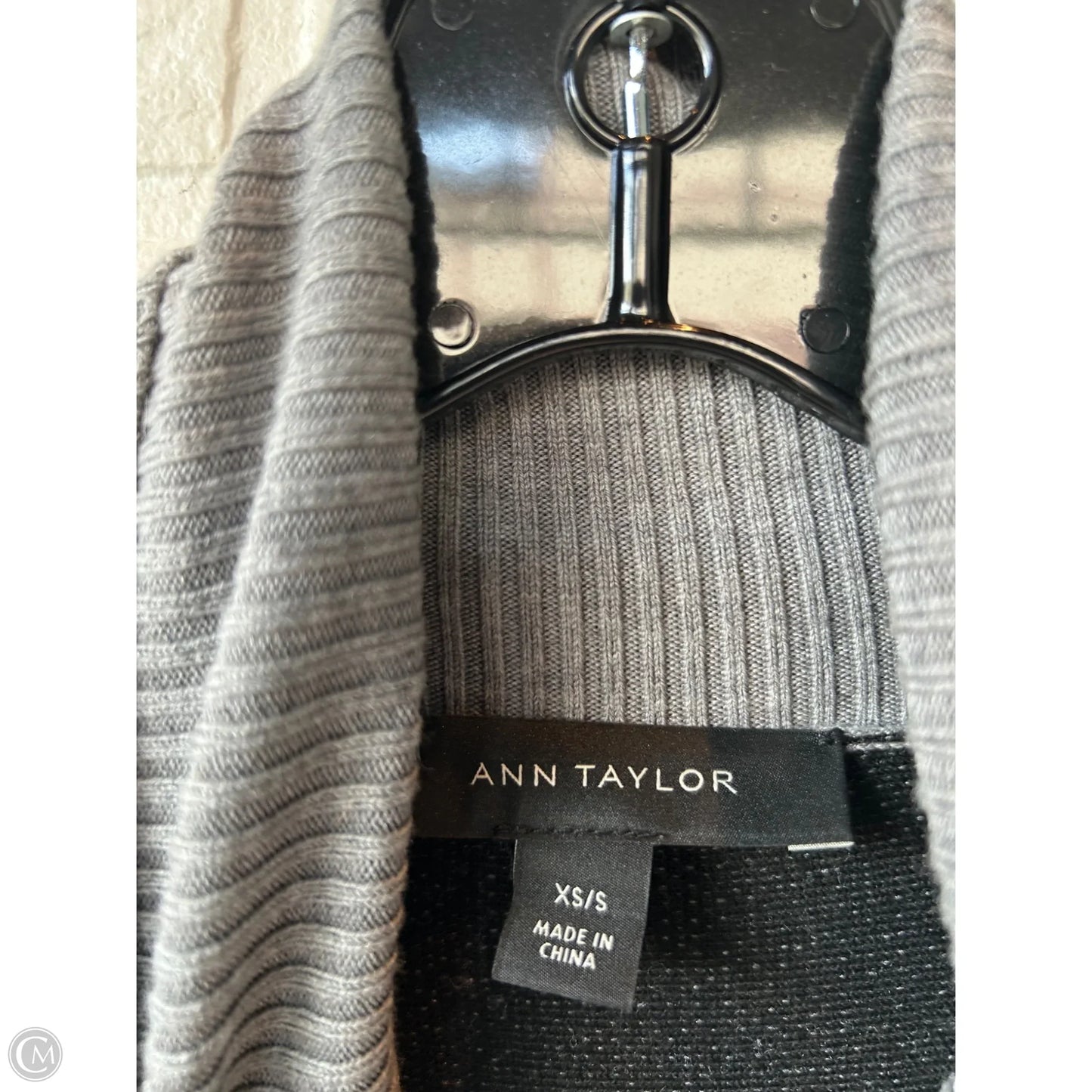 Poncho By Ann Taylor In Grey, Size: Xs