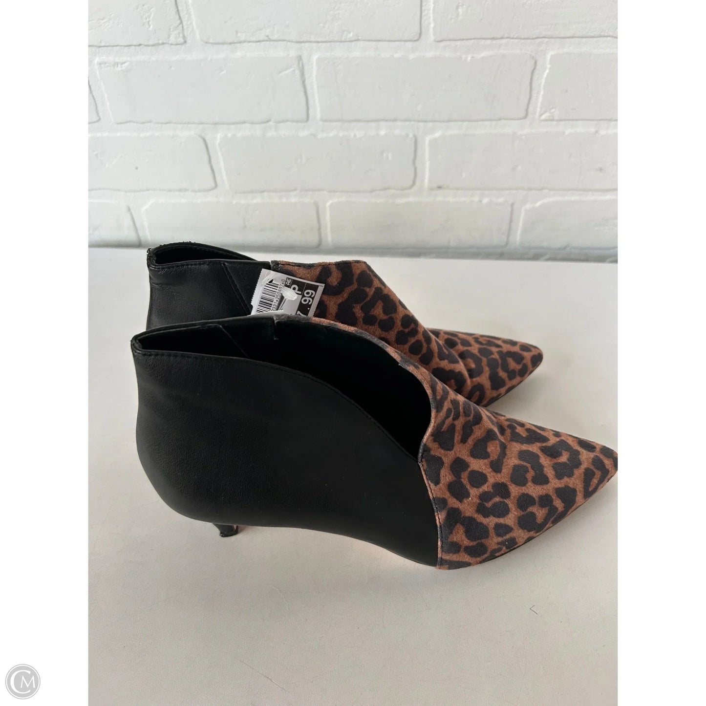 Shoes Heels Kitten By Jessica Simpson In Black & Brown, Size: 8