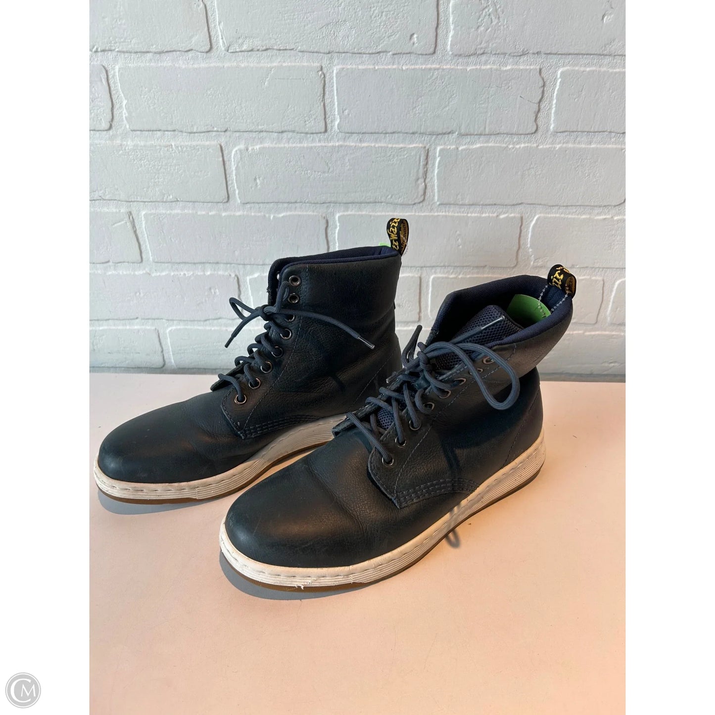 Boots Ankle Flats By Dr Martens In Blue, Size: 10